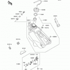 KX250F (KX250-N1) ТОПЛИВНЫЙ БАК