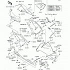 Ninja ZX-10R (ZX1000-C1) Обтекатель нижний
