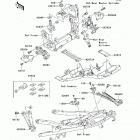 Ninja ZX-10R (ZX1000-C1) Рама ,крепежные детали