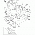 Ninja ZX-6RR (ZX600-M1) Обтекатель нижний