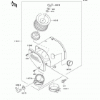 GTO 125(KH125-M8) Air cleaner(m8 / m9)