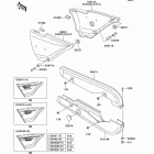 GTO 125(KH125-M8) Боковые обтекатели