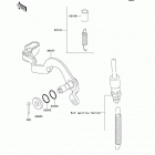 KL250 (KL250-G7) SUPER SHERPA Педаль тормоза