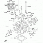 KLX400 (KLX400-B1)CANADA ONLY ГОЛОВКА ЦИЛИНДРА
