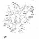 KLX400 (KLX400-B1)CANADA ONLY Рама