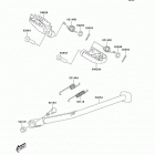 KLX400 (KLX400-B1)CANADA ONLY Подножка