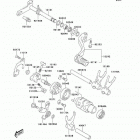 KLX400 (KLX400-B1)CANADA ONLY Механизм переключения передач