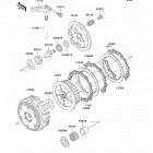 ZR-7S (ZR750-H3) Сцепление