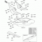 ZR-7S (ZR750-H3) Боковые обтекатели