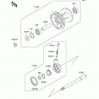KDX200 (KDX200-H9) Передняя ступица
