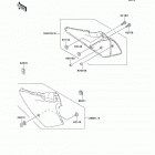 KDX200 (KDX200-H9) Боковые обтекатели