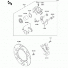 KLR650 (KL650-A17) Rear brake(a15-a17)
