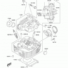 KLX125 (KLX125-A1) ГОЛОВКА ЦИЛИНДРА