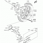 KLX125L (KLX125-B1) Rear hub(b1 / b2)