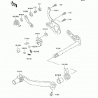 KX125 (KX125-M1) Механизм переключения передач