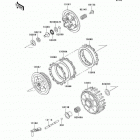 KX125 (KX125-M1) Сцепление