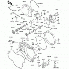 KX125 (KX125-M1) Крышки двигателя