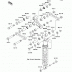KX125 (KX125-M1) Задняя подвеска