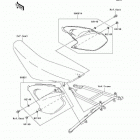 KX125 (KX125-M1) Боковые обтекатели