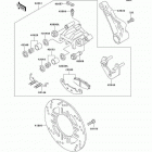 Ninja 250R (EX250-F17) Rear brake(f15-f17)