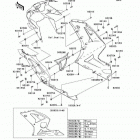 Ninja ZX-6R (ZX636-B1) Обтекатель нижний