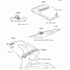 Ninja ZX-6R (ZX636-B1) Наклейки (silver)(zx636-b1)