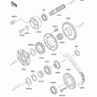 Ninja ZX-7R (ZX750-P8) Generator shaft
