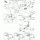 Ninja ZX-9R (ZX900-F2) Fuel tank(zx900-f2)