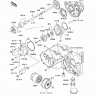 Ninja ZX-9R (ZX900-F2) Масляный и водяной насос. фильтр масленый