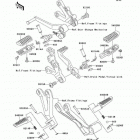 Ninja ZX-9R (ZX900-F2) Подножки