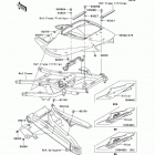 Ninja ZX-9R (ZX900-F2) Side covers / chain cover(zx900-f2)