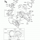 Vulcan 1500 Drifter (VN1500-R3) Крышки двигателя правые
