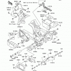 Vulcan 1500 Drifter (VN1500-R3) Рама ,крепежные детали