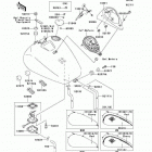 Vulcan 1500 Drifter (VN1500-R3) Fuel tank(r2-r5)