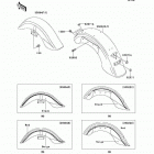 Vulcan 1500 Nomad Fi (VN1500-L4) Fenders(vn1500-l4)