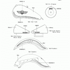 Vulcan 800 Classic (VN800-B8) Decals(red)(vn800-b8)