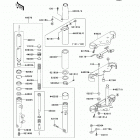 Vulcan 800 Classic (VN800-B8) Передняя вилка