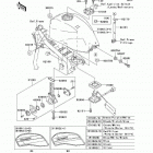 ZRX1200R (ZR1200-A3) ТОПЛИВНЫЙ БАК