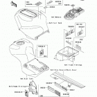 NINJA ZX-12R (ZX1200-B2) Наклейки предупреждения