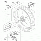 ZZR1200 (ZX1200-C2) Переднее колесо