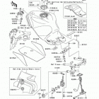 ZZR1200 (ZX1200-C2) ТОПЛИВНЫЙ БАК