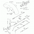 ZZR1200 (ZX1200-C2) Тросы управления