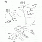 W650 (EJ650-A4)CANADA ONLY Боковые обтекатели