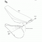 KX125 (KX125-L4) Сидение