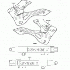 KX250 (KX250-L4) Наклейки