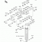 KX250 (KX250-L4) Задняя подвеска
