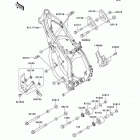 KX250 (KX250-L4) Рама ,крепежные детали