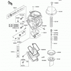 Ninja ZX-6R (ZX600-J3) Карбюратор в разборе