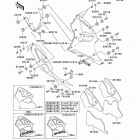 Ninja ZX-6R (ZX600-J3) Cowling lowers(zx600-j3)