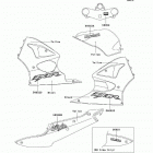 Ninja ZX-6R (ZX600-J3) Decals(yellow)(zx600-j3)